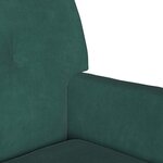 vidaXL Banc Chesterfield Vert foncé 112 x 65.5 x 75 cm Velours