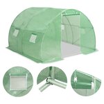 vidaXL Serre 9 m² 300x300x200 cm