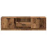 vidaXL Meuble TV vieux bois 140x35x40 cm bois d'ingénierie