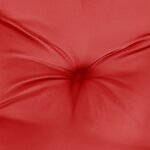 vidaXL Coussins de chaise à dossier haut lot de 4 rouge tissu oxford