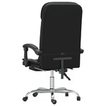 Fauteuil de massage inclinable de bureau informatique étude similicuir noir 02_0025417
