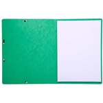 Chemise à élastique sans rabat exacompta 24 x 32 cm - verte - lot de 10