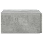 vidaXL Table d'appoint murale 87 5 x 34 5 x 17 cm Bois d'ingénierie