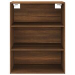 vidaXL Armoire murale suspendue Chêne marron 69 5x32 5x90 cm
