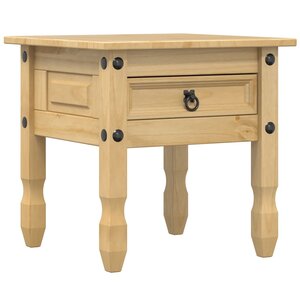vidaXL Table d'appoint Corona 50x50x50 cm bois de pin massif