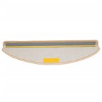 vidaXL Tapis d'escalier 15 Pièces crème 65x21x4 cm