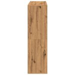 vidaXL Cloison de séparation chêne artisanal bois d'ingénierie