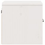 vidaXL Armoires murales 2 Pièces Blanc 31 5x30x30 cm Bois de pin massif