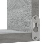 vidaXL Étagère d'angle murale Sonoma gris 40x40x50cm Bois d'ingénierie