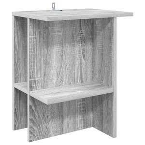 vidaXL Table basse Sonoma gris 40 x 30 x 49 cm Bois d'ingénierie