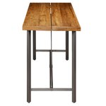 vidaXL Table de bar Teck recyclé massif 150 x 70 x 106 cm