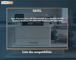 Qualitoner - 10 cartouche compatible pour epson 502xl 502 xl noir (x4) + cyan (x2) + magenta (x2) + jaune (x2) (jumelles)