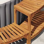 vidaXL Surround de bain à remous rond pour l'extérieur