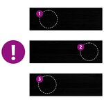 vidaXL Marches d'escalier 2 Pièces marron foncé 80x25x2 cm chêne massif