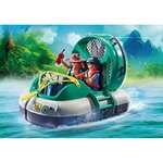 PLAYMOBIL 71819 - Brachiosaure avec explorateurs et aéroglisseur