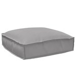 vidaXL Coussin Pallet pour siège Gris 50x50x12 cm en tissu Oxford