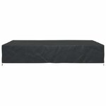 vidaXL Housse pour mobilier d'extérieur Noir 400 x 300 x 70 cm 210D