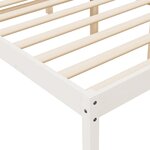vidaXL Lit pour personne âgée sans matelas blanc 75x190 cm