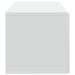 vidaXL Meuble TV mural Blanc 59 5 x 31 x 30 cm Bois d'ingénierie