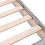 vidaXL Cadre de lit sans matelas sonoma gris 160x200cm bois ingénierie