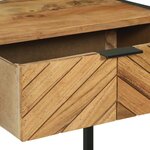 vidaXL Table console Marron 90 x 35 x 75 cm bois de manguier massif