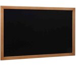 Ardoise murale WOODY 30 x 40 cm avec cadre en boisTeck SECURIT