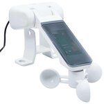 vidaXL Auvent automatique avec capteur de vent et LED 300x250 cm Crème