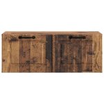 vidaXL Meuble TV mural Bois ancien 78 5 x 31 x 30 cm Bois d'ingénierie