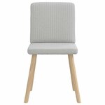 vidaXL Chaises à manger lot de 2 gris nuage tissu