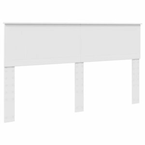 vidaXL Tête de lit avec tête de lit Blanc 160 cm Bois d'ingénierie