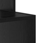 vidaXL Bureau Chêne noir 106 x 40 x 88.5 cm Bois d'ingénierie