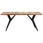 vidaXL Table à manger 180x90x76 cm Bois de récupération massif