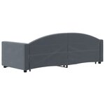 vidaXL Lit de jour avec gigogne et tiroirs sans matelas 80x200 cm