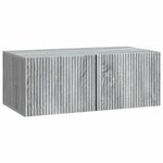 vidaXL Meuble TV mural Sonoma gris 78 5 x 41 x 30 cm Bois d'ingénierie
