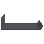 vidaXL Étagère flottante 4 pc Anthracite 30 x 9 x 2 5 cm Acier