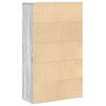 vidaXL Bibliothèque sonoma gris 60x24x101 5 cm bois d'ingénierie