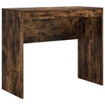 vidaXL Bureau Chêne fumé 90 x 40 x 76 cm Bois d'ingénierie