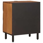 vidaXL Cabinet de chevet Marron 50 x 33 x 60 cm Bois de mangue massif