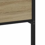 vidaXL Cadre de lit sans matelas chêne sonoma 75x190 cm