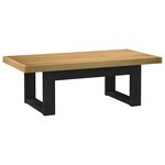 vidaXL Table basse NOAIN pieds en forme de U 120x60x40 cm massif pin
