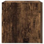 vidaXL Meubles TV muraux 4 Pièces Chêne fumé 30 5x30x30 cm