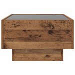 vidaXL Table basse Bois ancien 50 x 50 x 30 cm Bois d'ingénierie