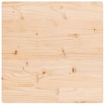 vidaXL Dessus de table 40x40x2 5 cm bois de pin massif