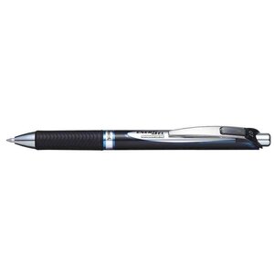 Roller encre gel rétractable energel blp77 - permanent pointe 0 7 mm bleu x 12 pentel