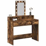 vidaXL Table de Toilette Marron 100 x 41 x 140 cm Bois d'ingénierie