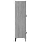 vidaXL Buffet Sonoma gris 70x31x115 cm Bois d'ingénierie