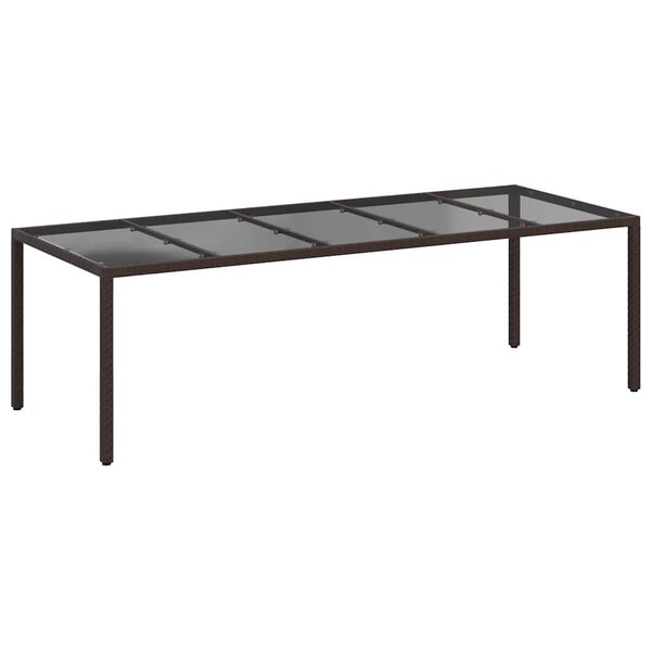 vidaXL Table de Jardin Marron polyrotin