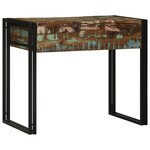 vidaXL Table de maquillage 90x50x75 cm Bois récupéré