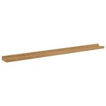 vidaXL Étagère Murale 2 Pièces Marron 100 x 9 x 3 cm Bois d'ingénierie