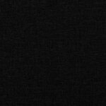 vidaXL Cadre de lit Dover noir 140x200 cm tissu